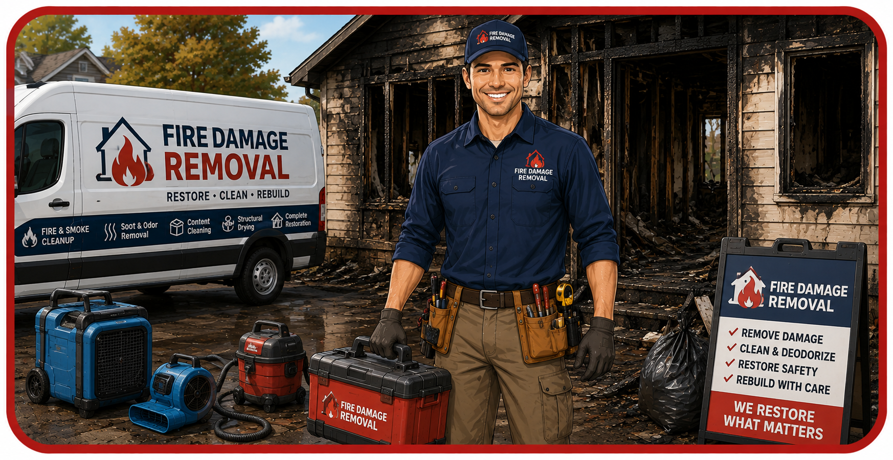 Professional Fire Damage Cleanup Service